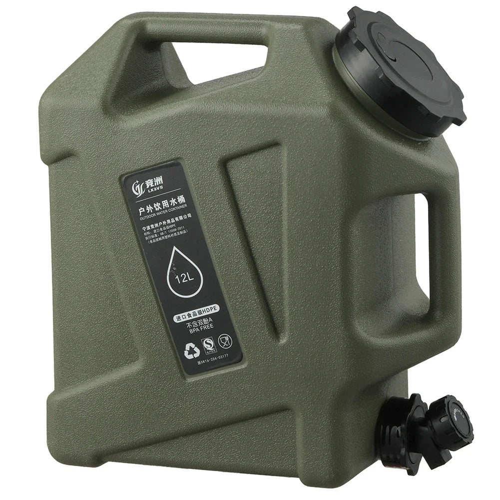 12L Outdoor Camping Water Container/Tank