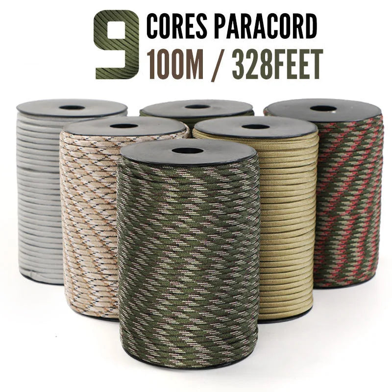 9 Core Outdoor Paracord Rope