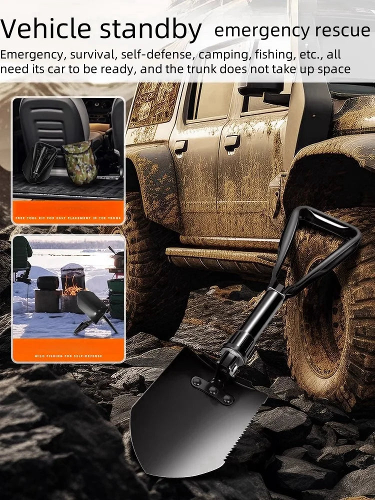 Foldable Military Grade Shovel