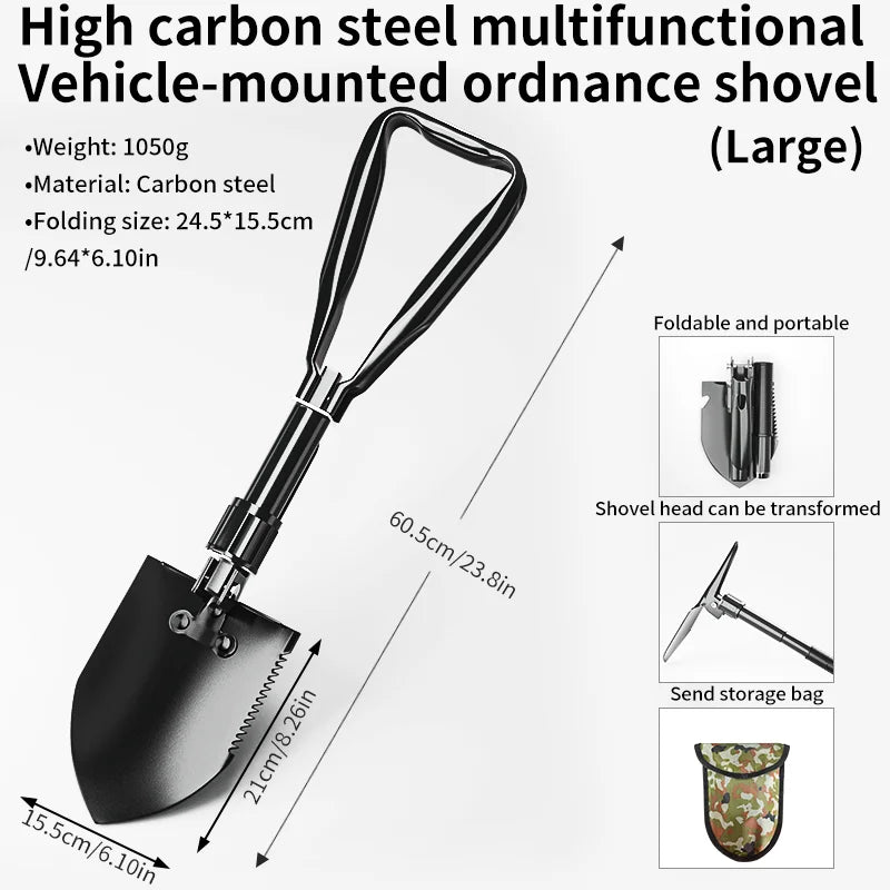 Foldable Military Grade Shovel