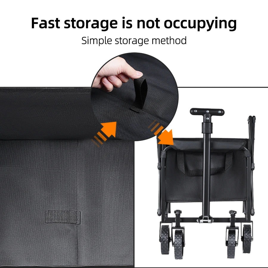 Foldable Outdoor Trolley Cart